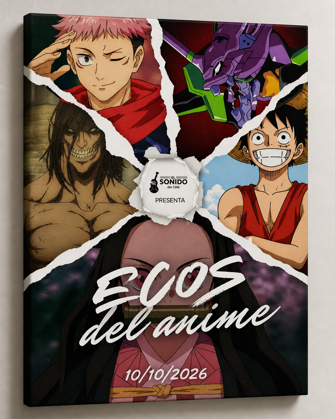 Arte Oficial Firmado — Ecos del Anime 2026 × Mario Castañeda | Solo 18 Unidades